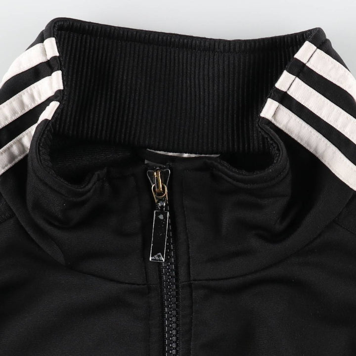 00'S adidas jersey track jacket, men's size L polyester black type Vintage Second Hand