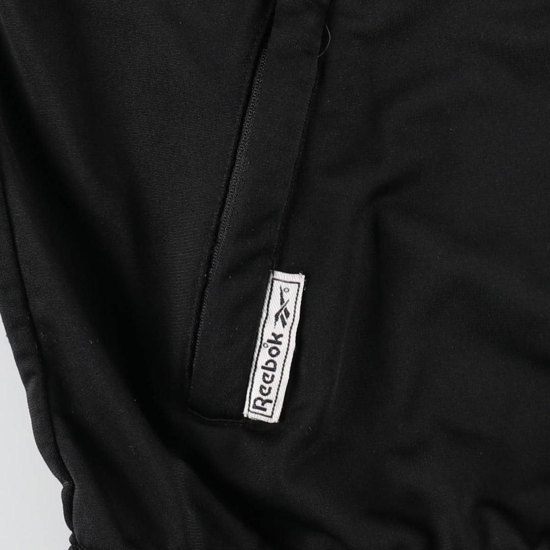 90'S Reebok Back Logo Jersey Track Jacket, Men's Size M (approx.), Vintage unclear black type Vintage Second Hand