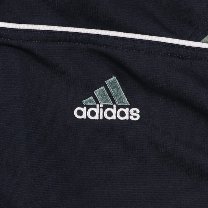 00'S adidas jersey track jacket, men's size M polyester Khaki type sage green Vintage Second Hand