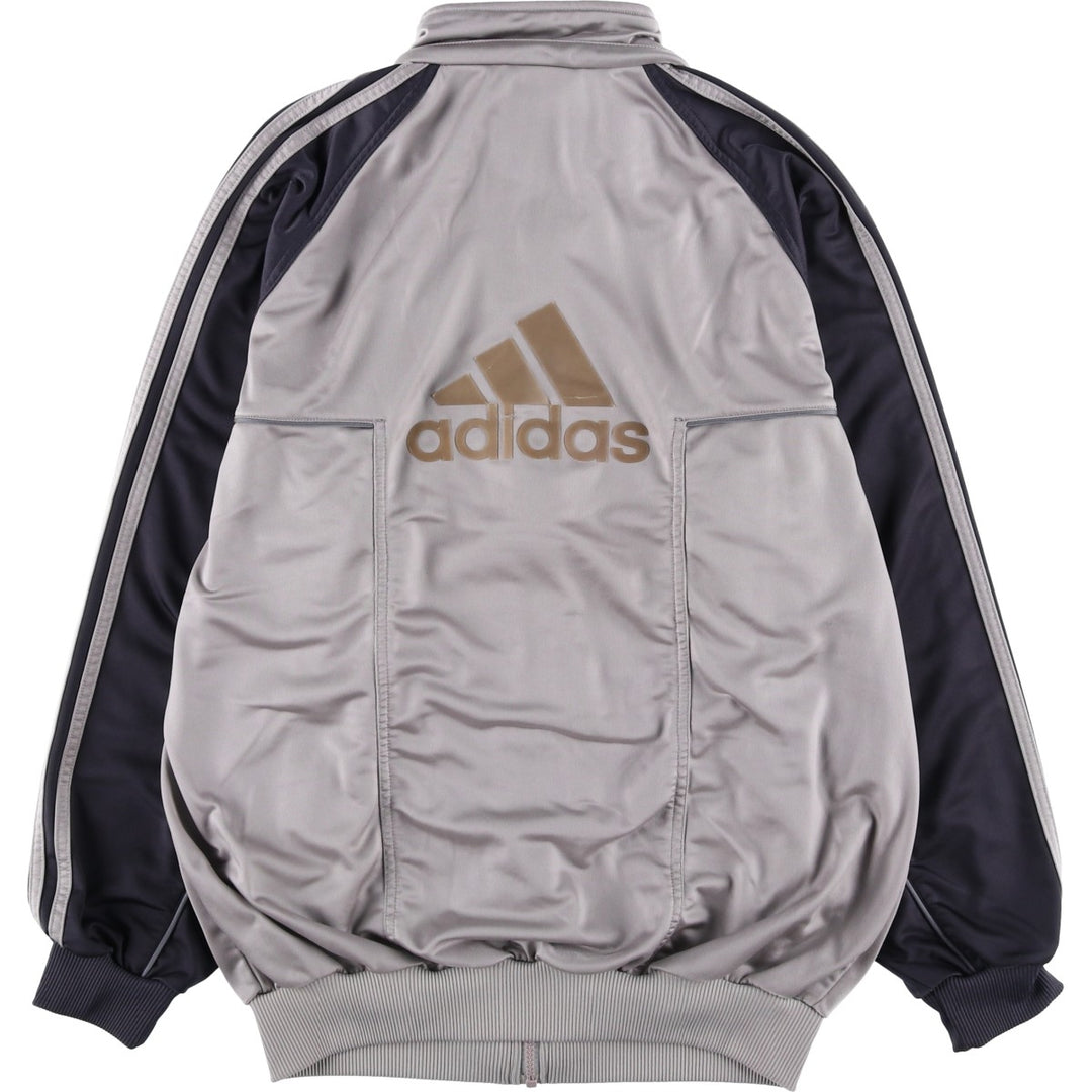 00'S adidas jersey track jacket, men's size M polyester gray type Vintage Second Hand