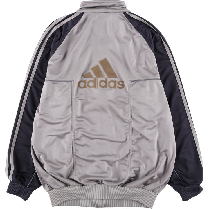 00'S adidas jersey track jacket, men's size M polyester gray type Vintage Second Hand