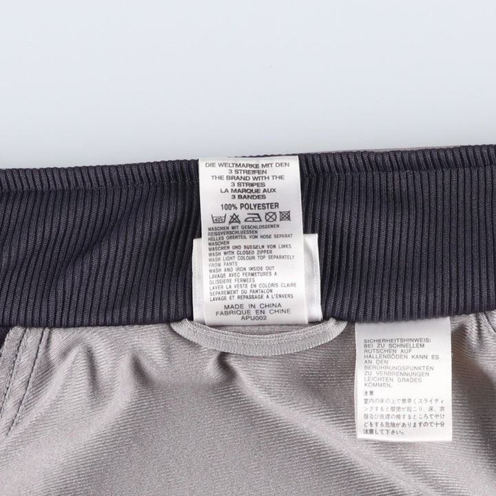00'S adidas jersey track jacket, men's size M polyester gray type Vintage Second Hand