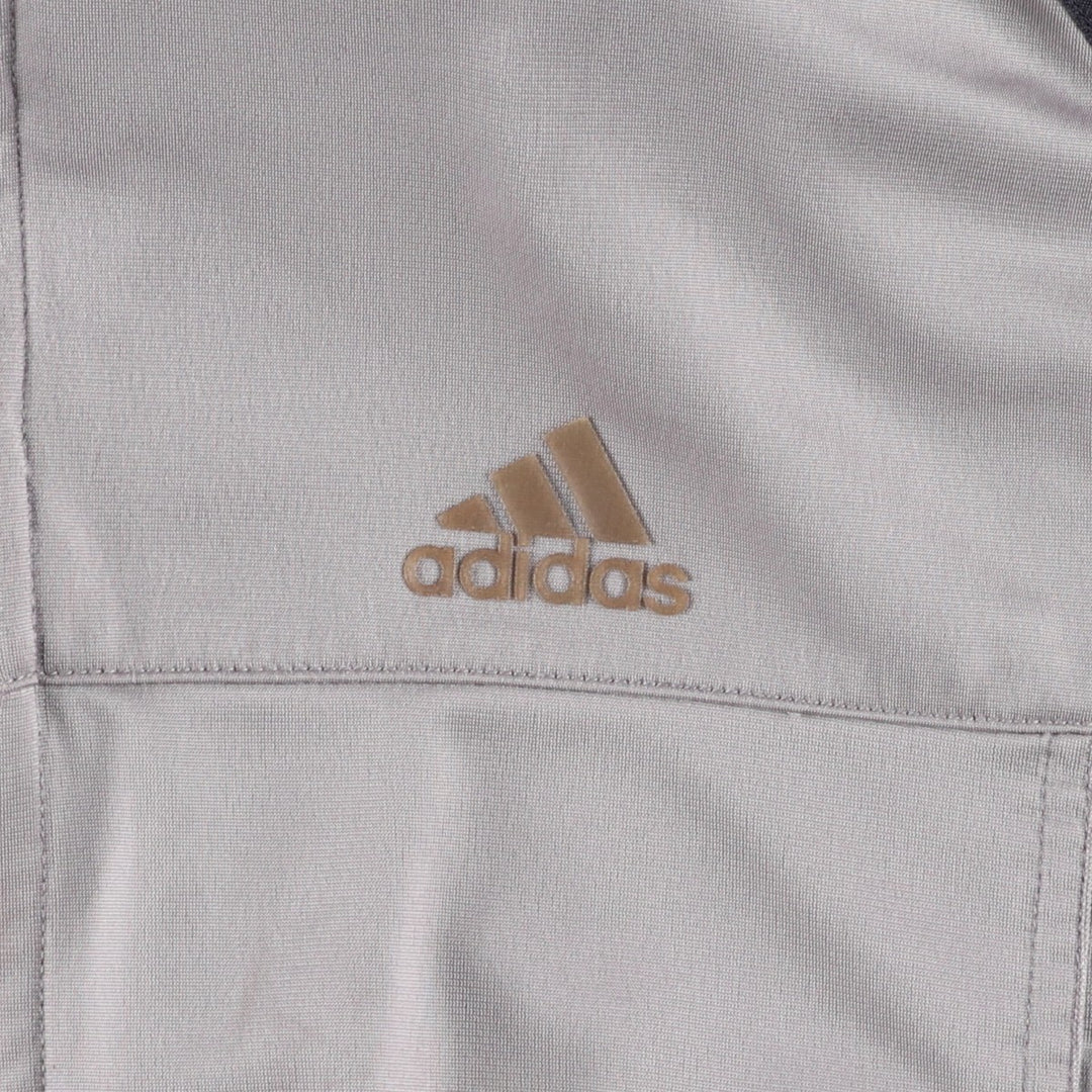 00'S adidas jersey track jacket, men's size M polyester gray type Vintage Second Hand