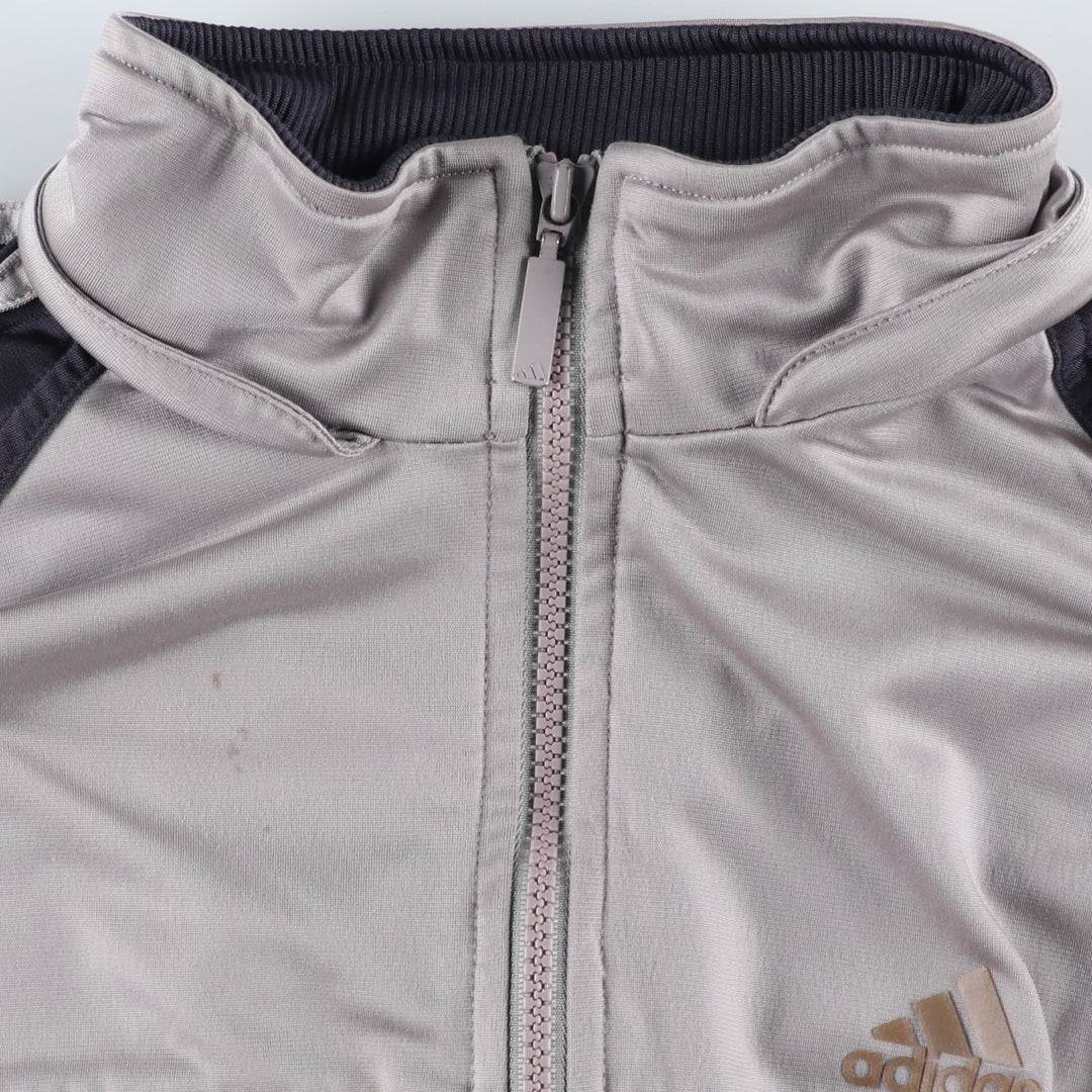 00'S adidas jersey track jacket, men's size M polyester gray type Vintage Second Hand