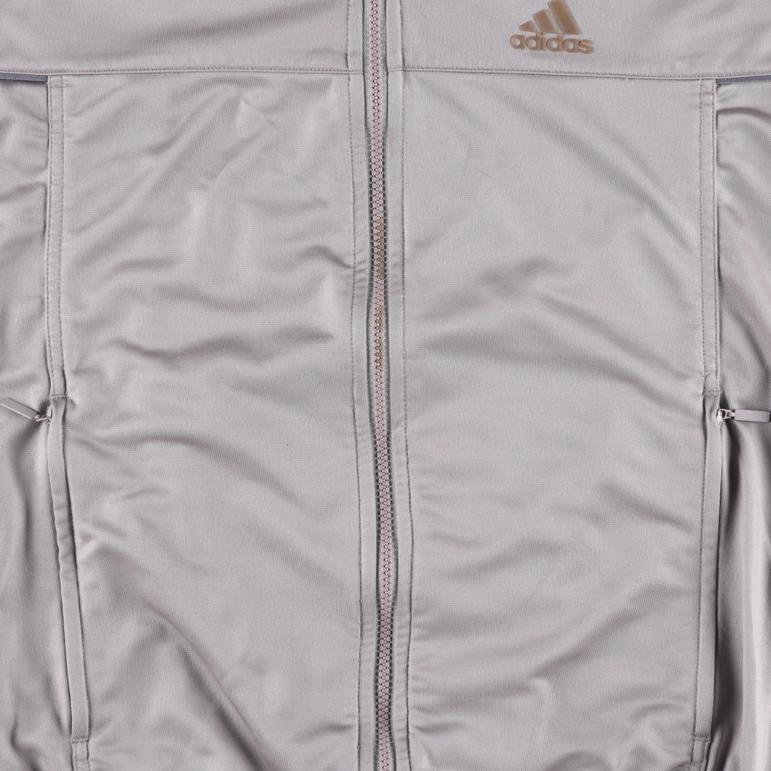 00'S adidas jersey track jacket, men's size M polyester gray type Vintage Second Hand