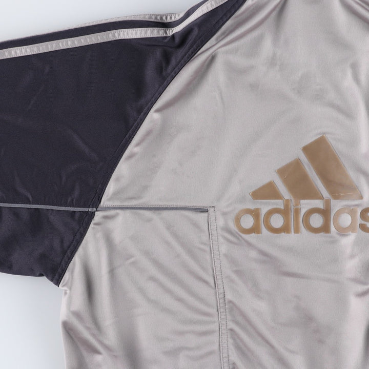 00'S adidas jersey track jacket, men's size M polyester gray type Vintage Second Hand