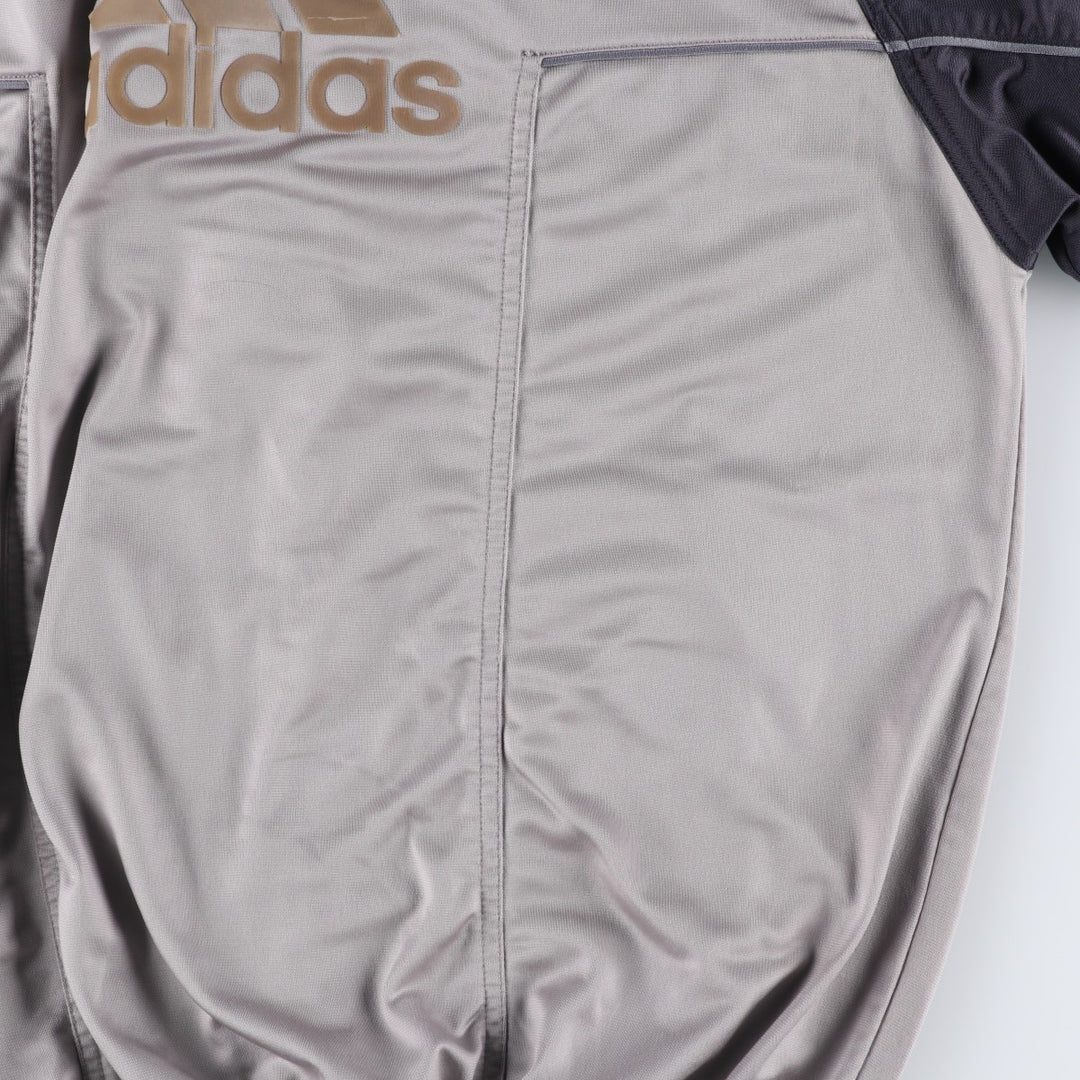 00'S adidas jersey track jacket, men's size M polyester gray type Vintage Second Hand