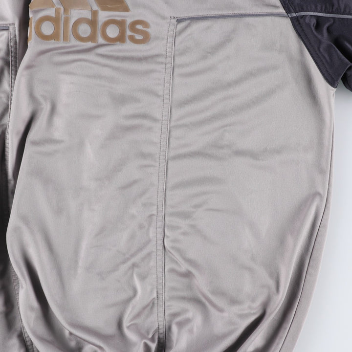 00'S adidas jersey track jacket, men's size M polyester gray type Vintage Second Hand