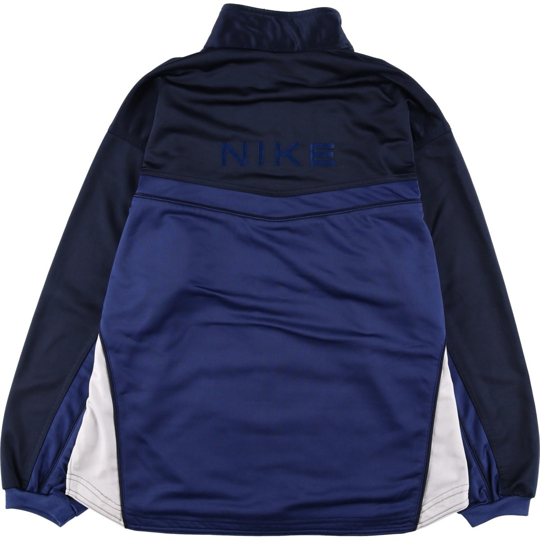 90'S Nike Jersey Track Jacket Men's L Size Vintage polyester blue type Vintage Second Hand