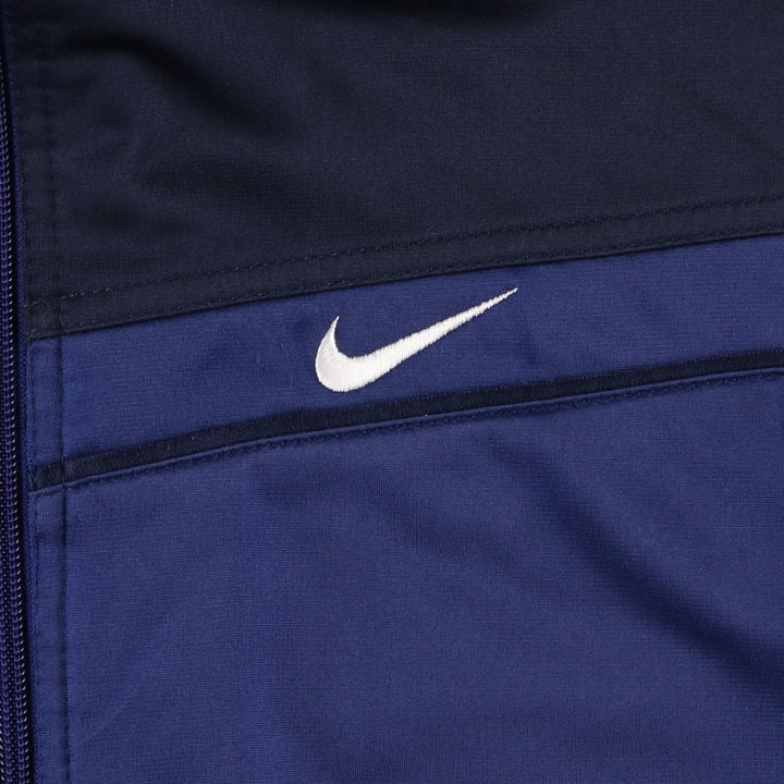 90'S Nike Jersey Track Jacket Men's L Size Vintage polyester blue type Vintage Second Hand