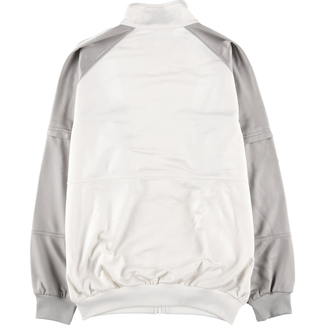 00'S adidas jersey track jacket, men's size S polyester white type Vintage Second Hand