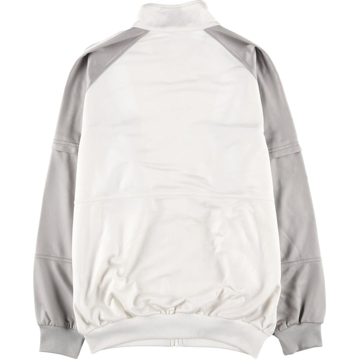 00'S adidas jersey track jacket, men's size S polyester white type Vintage Second Hand