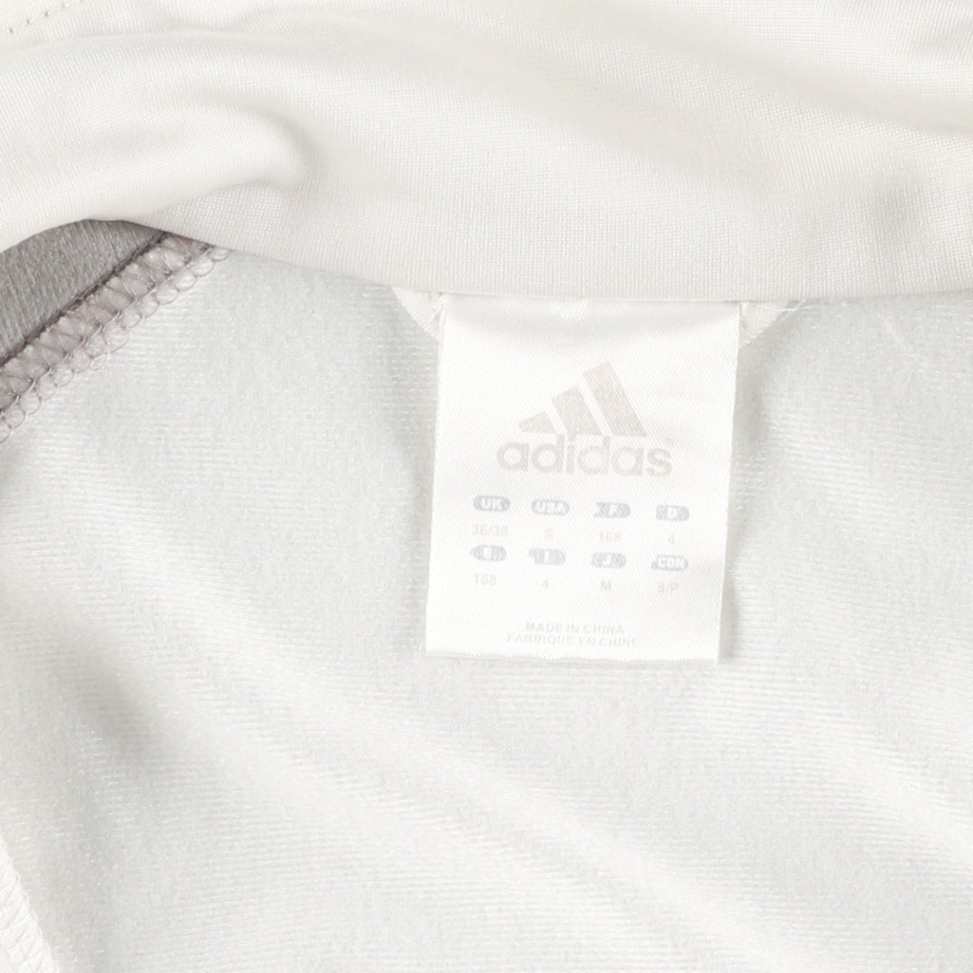 00'S adidas jersey track jacket, men's size S polyester white type Vintage Second Hand