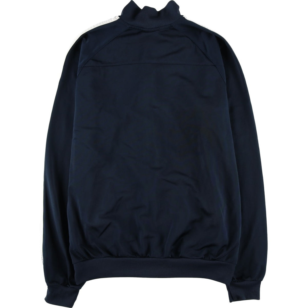 00'S adidas jersey track jacket, men's size M polyester navy blue type Vintage Second Hand