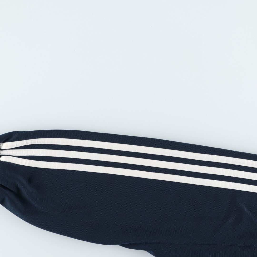 00'S adidas jersey track jacket, men's size M polyester navy blue type Vintage Second Hand