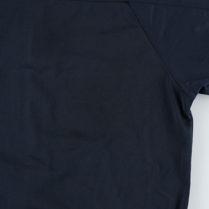 00'S adidas jersey track jacket, men's size M polyester navy blue type Vintage Second Hand