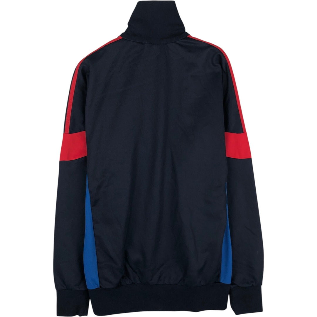 Adidas Originals Jersey Track Jacket Men's M cotton navy blue type Vintage Second Hand