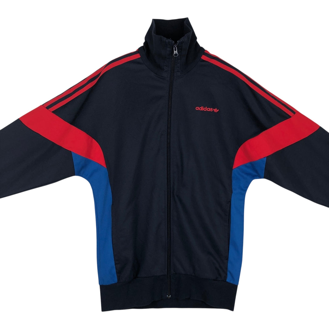 Adidas Originals Jersey Track Jacket Men's M cotton navy blue type Vintage Second Hand