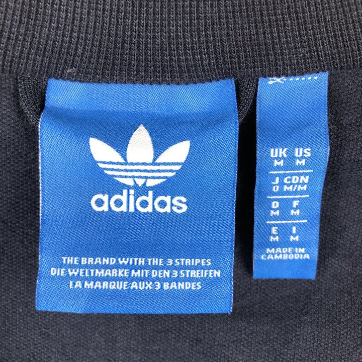 Adidas Originals Jersey Track Jacket Men's M cotton navy blue type Vintage Second Hand