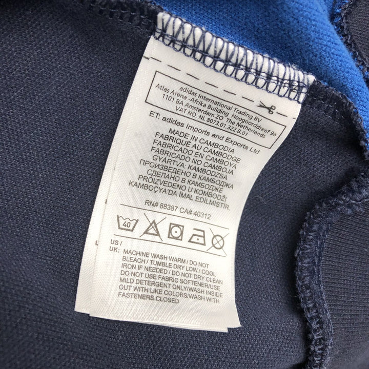 Adidas Originals Jersey Track Jacket Men's M cotton navy blue type Vintage Second Hand