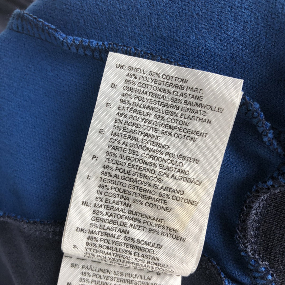 Adidas Originals Jersey Track Jacket Men's M cotton navy blue type Vintage Second Hand