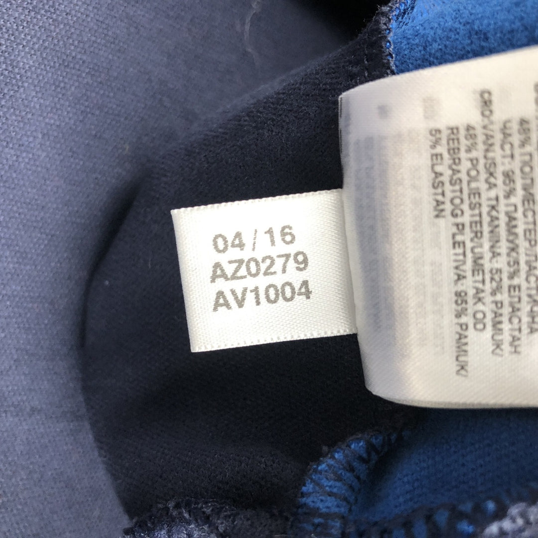 Adidas Originals Jersey Track Jacket Men's M cotton navy blue type Vintage Second Hand