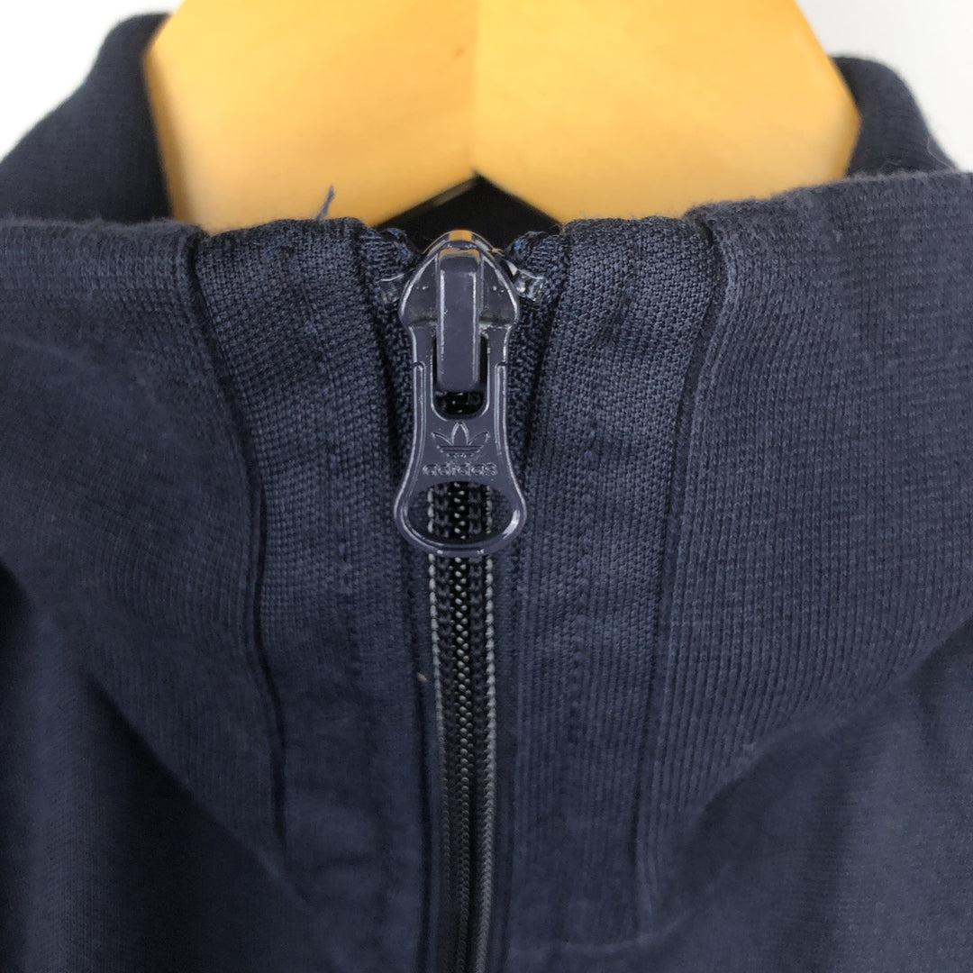 Adidas Originals Jersey Track Jacket Men's M cotton navy blue type Vintage Second Hand