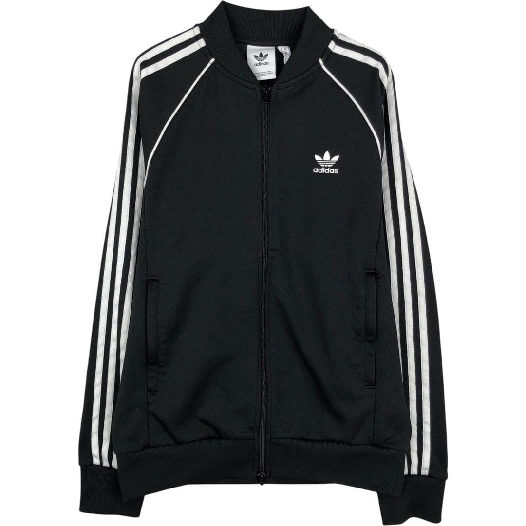 Adidas Originals Jersey Track Jacket Men's M polyester black type Vintage Second Hand