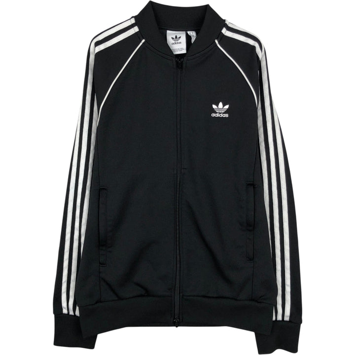 Adidas Originals Jersey Track Jacket Men's M polyester black type Vintage Second Hand