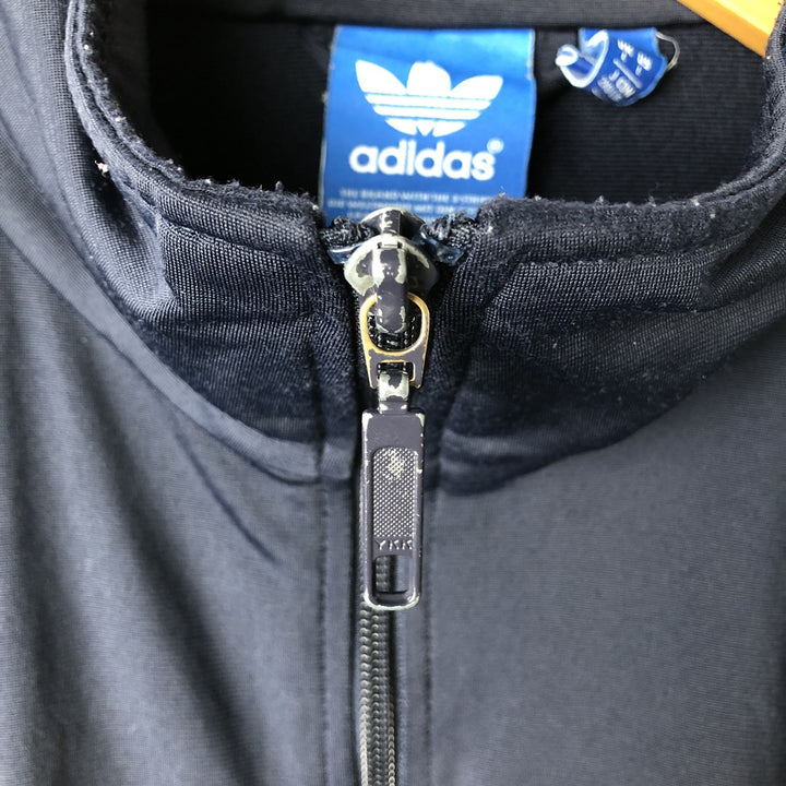 Adidas Originals Jersey Track Jacket Men's Size L polyester navy blue type Vintage Second Hand