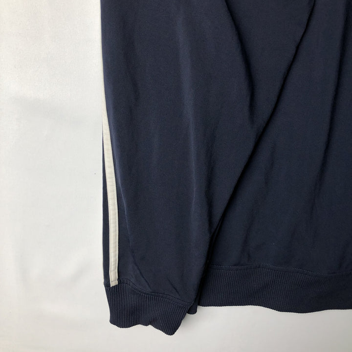 Adidas Originals Jersey Track Jacket Men's Size L polyester navy blue type Vintage Second Hand
