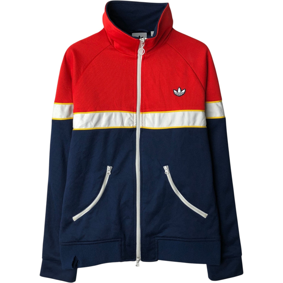 Adidas Originals Jersey Track Jacket, Men's Size XS recycled polyester navy blue type Vintage Second Hand
