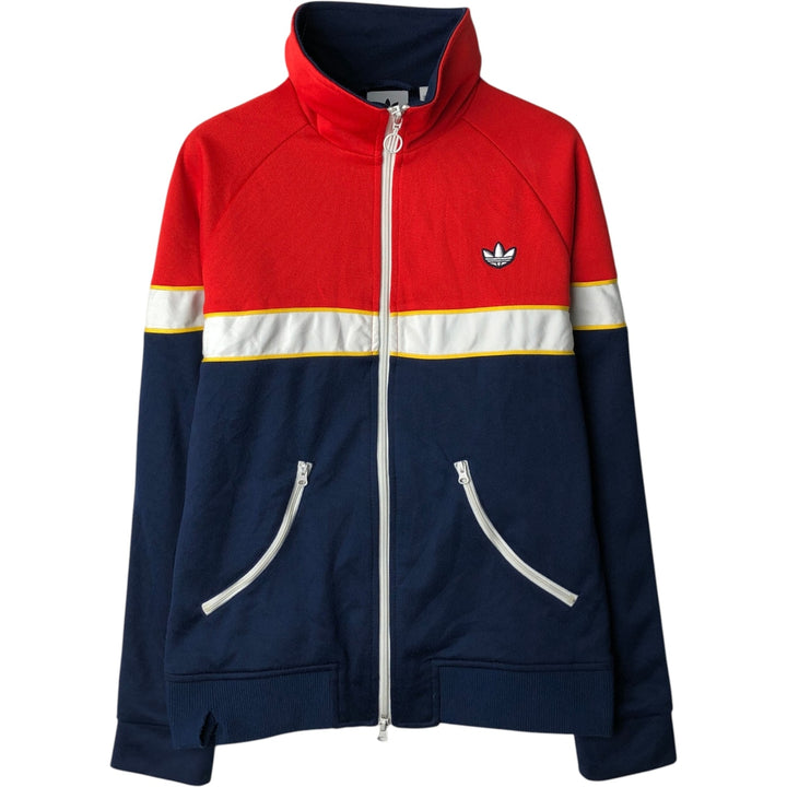 Adidas Originals Jersey Track Jacket, Men's Size XS recycled polyester navy blue type Vintage Second Hand