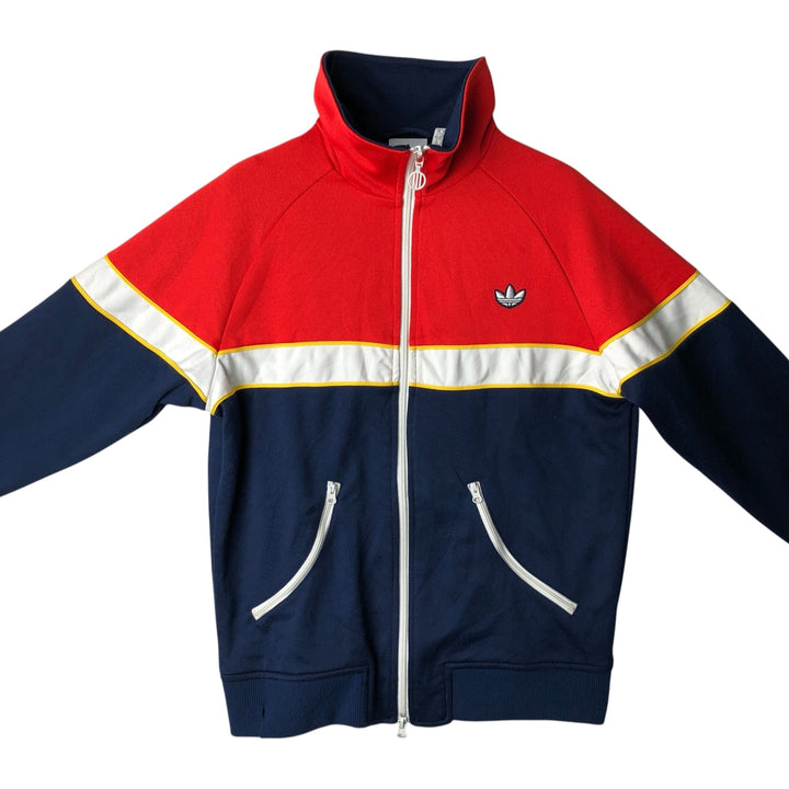Adidas Originals Jersey Track Jacket, Men's Size XS recycled polyester navy blue type Vintage Second Hand