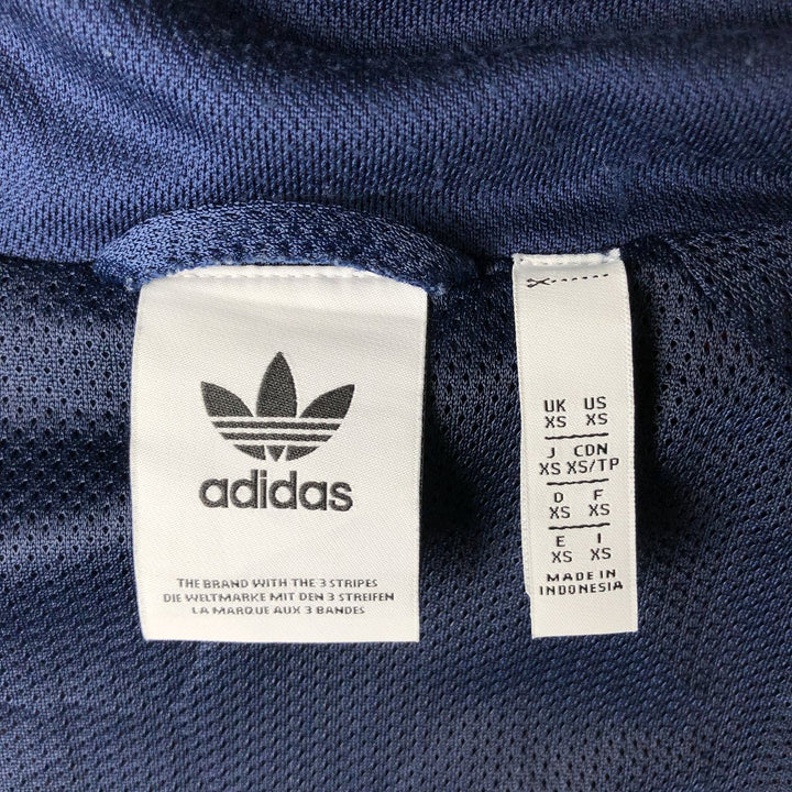 Adidas Originals Jersey Track Jacket, Men's Size XS recycled polyester navy blue type Vintage Second Hand