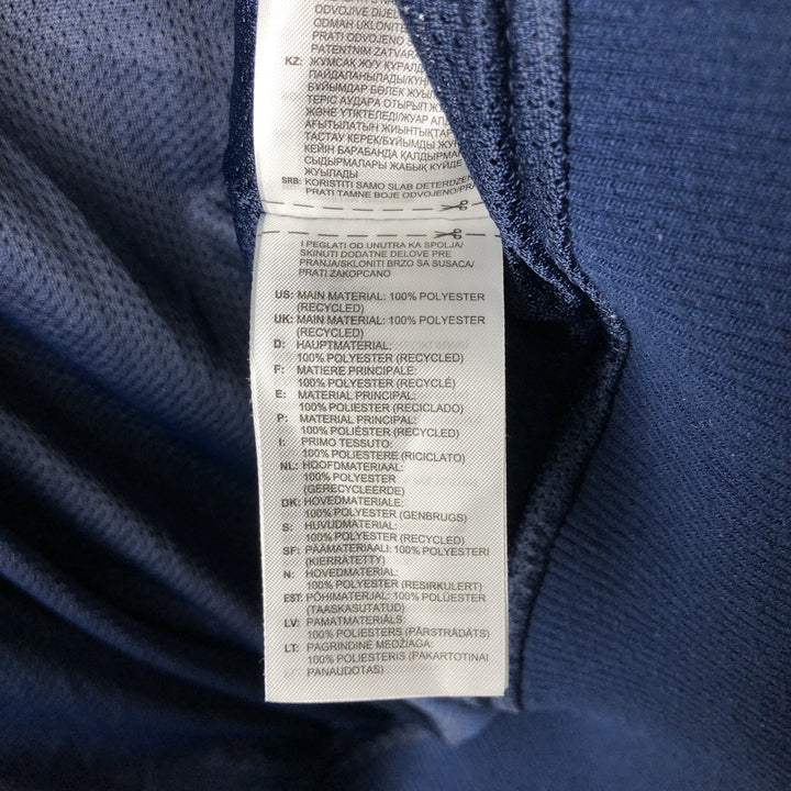 Adidas Originals Jersey Track Jacket, Men's Size XS recycled polyester navy blue type Vintage Second Hand