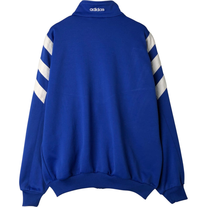 Adidas adidas jersey track jacket men's size M unclear blue type Vintage Second Hand