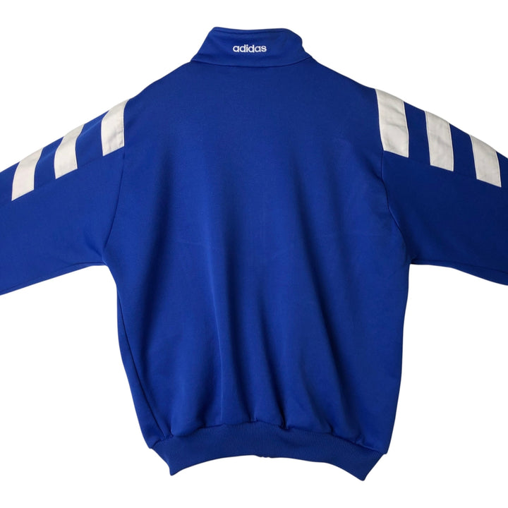 Adidas adidas jersey track jacket men's size M unclear blue type Vintage Second Hand