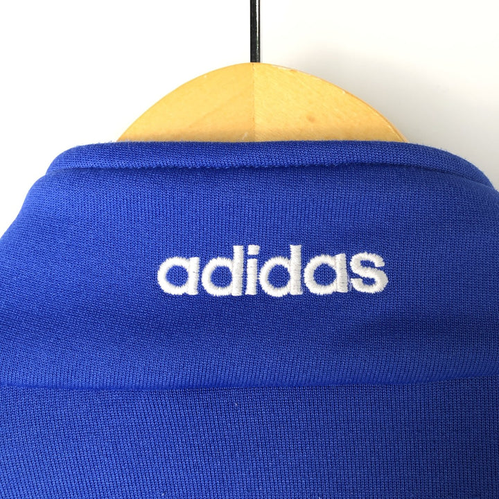 Adidas adidas jersey track jacket men's size M unclear blue type Vintage Second Hand