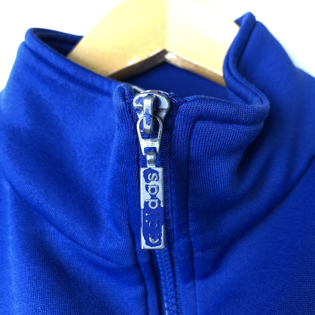 Adidas adidas jersey track jacket men's size M unclear blue type Vintage Second Hand