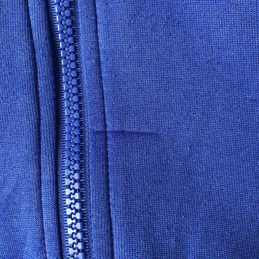 Adidas adidas jersey track jacket men's size M unclear blue type Vintage Second Hand