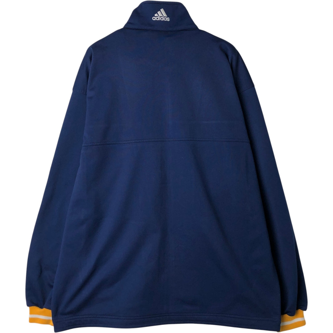 90'S Adidas track jacket, men's size M (approx.) unclear Navy blue Vintage Second Hand