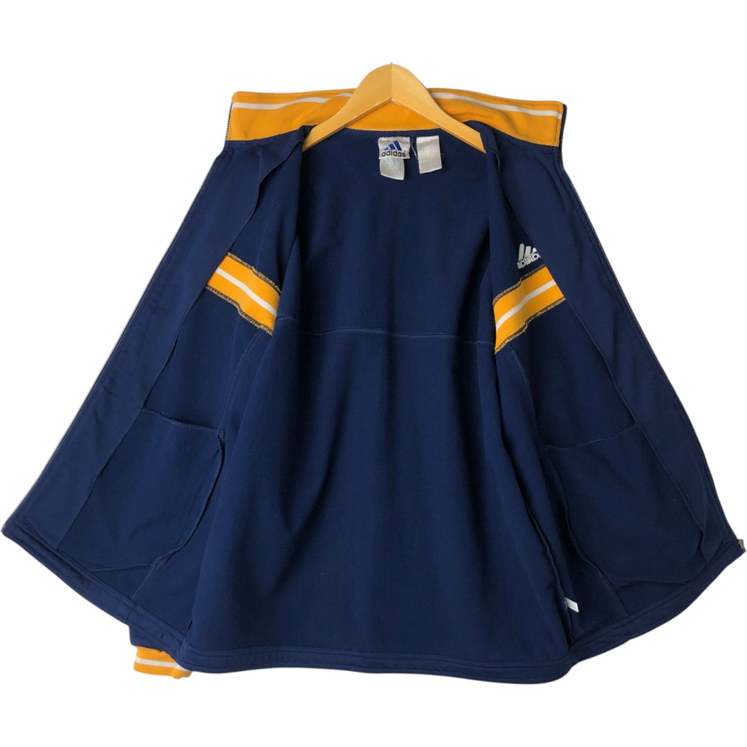 90'S Adidas track jacket, men's size M (approx.) unclear Navy blue Vintage Second Hand