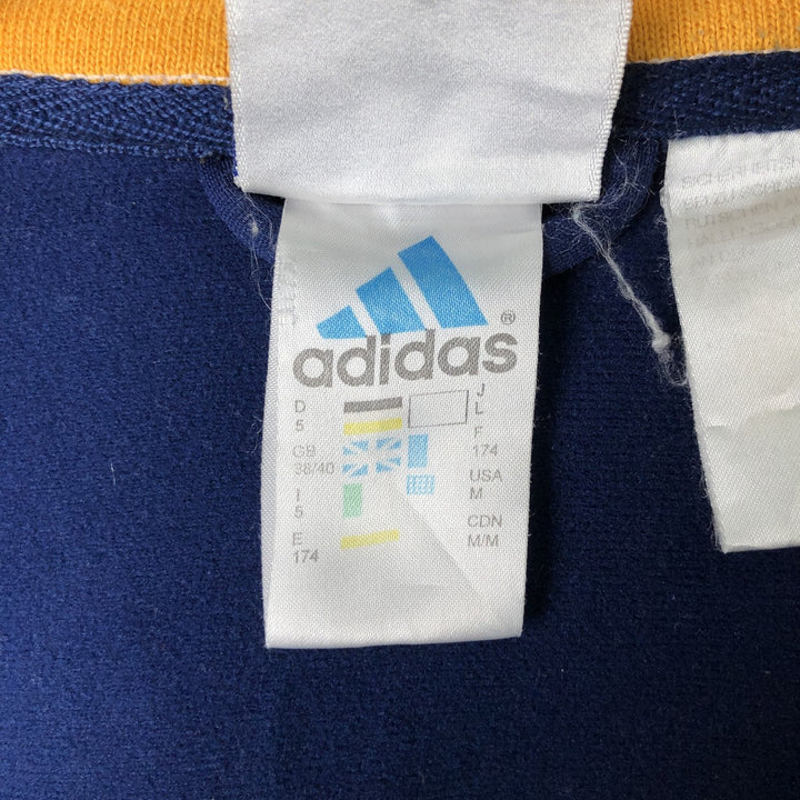 90'S Adidas track jacket, men's size M (approx.) unclear Navy blue Vintage Second Hand