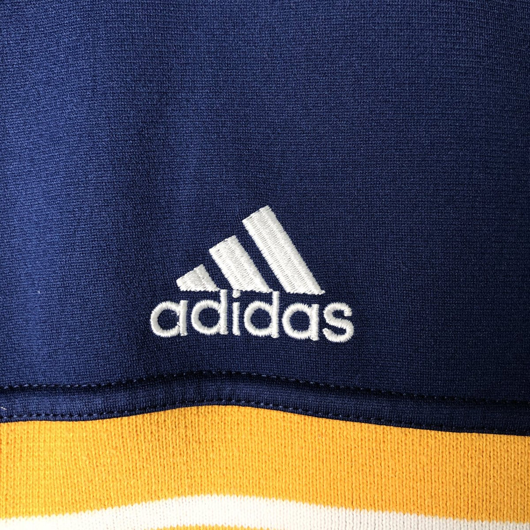 90'S Adidas track jacket, men's size M (approx.) unclear Navy blue Vintage Second Hand