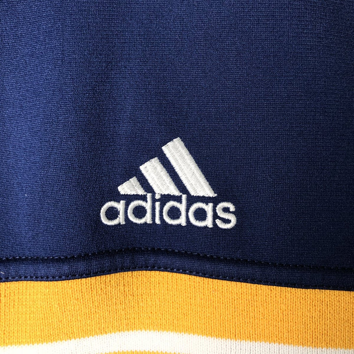90'S Adidas track jacket, men's size M (approx.) unclear Navy blue Vintage Second Hand