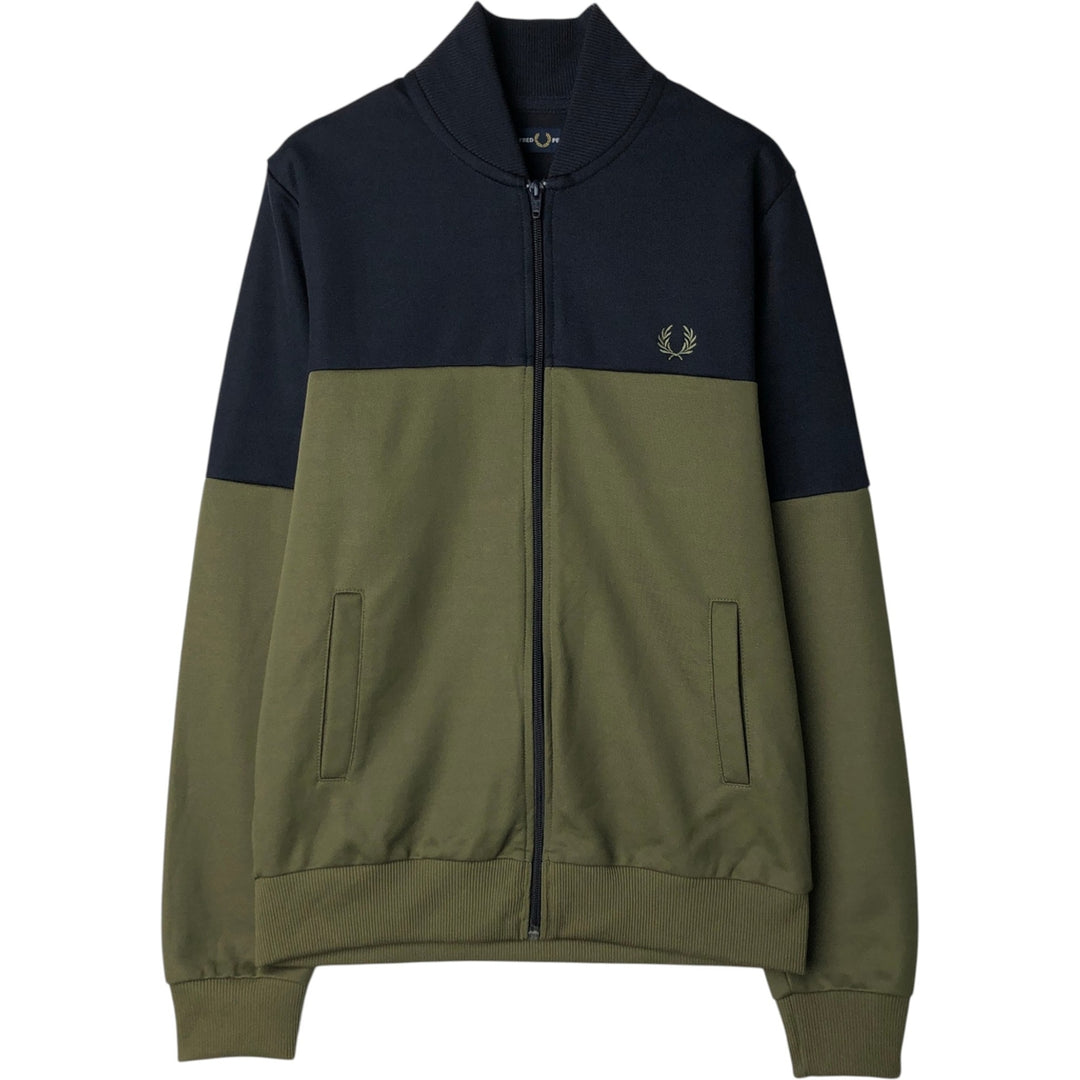 Fred Perry track jacket, men's size S (equivalent to size S) polyester black type Vintage Second Hand