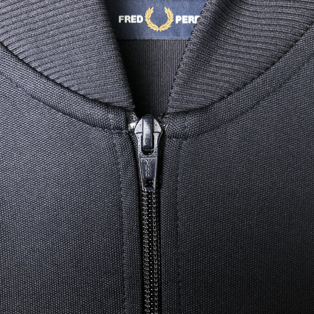 Fred Perry track jacket, men's size S (equivalent to size S) polyester black type Vintage Second Hand