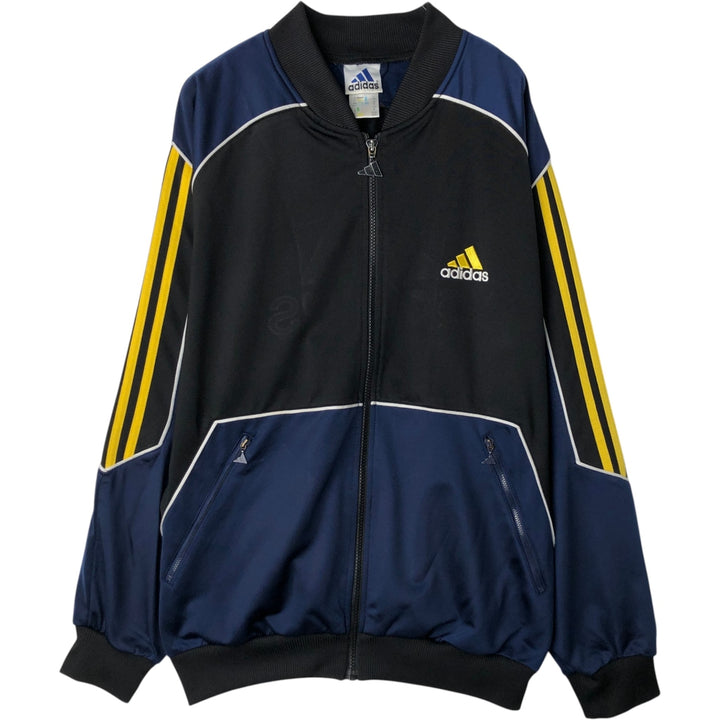 Vintage 90s-00'S Adidas track jacket, size M, men's polyester black type Vintage Second Hand