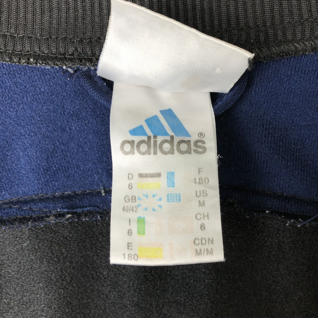 Vintage 90s-00'S Adidas track jacket, size M, men's polyester black type Vintage Second Hand